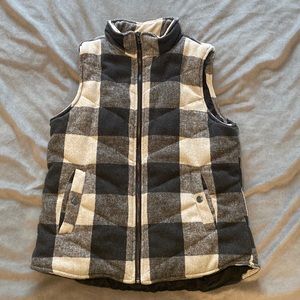 Thread supply plaid vest